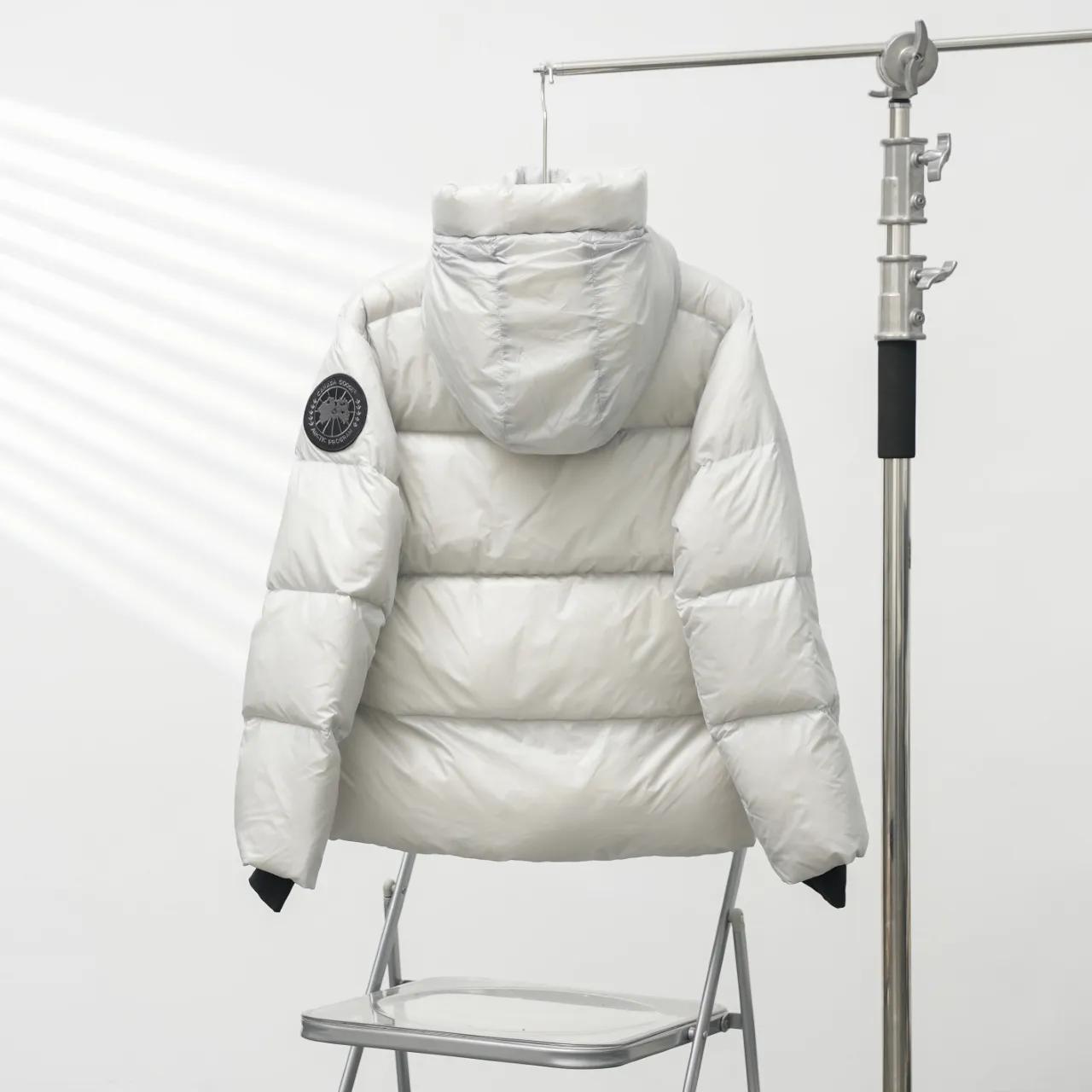 P780 CANADA GOOSE丨Canada Goose 2252 Puff Hooded Down Jacket Color: Gray White Black Label Size: XS-XXL